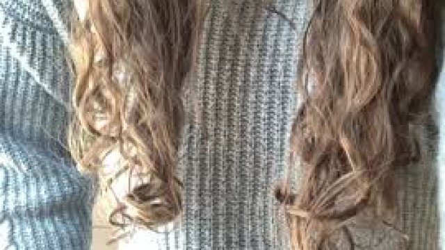 I always feel cute in a big sweater with nothing underneath