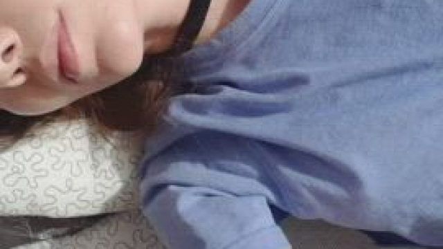 What if you wake up next to a petite girl with wet panties