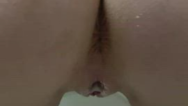 Dripping his seed from my fertile pussy