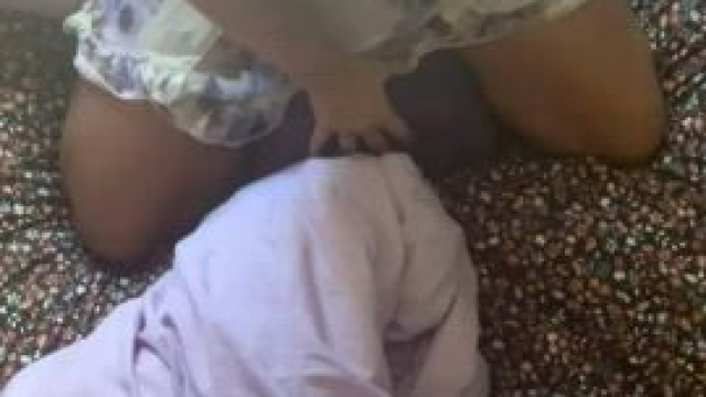 Husband is skiing, kiddo is with the grandparents. What else does a horny mom do