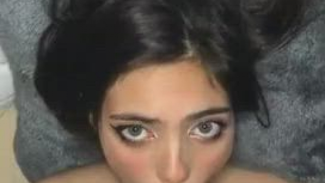 Cute GF Monster Dick Blowjob
