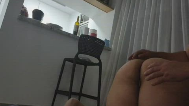 Having my ass caned