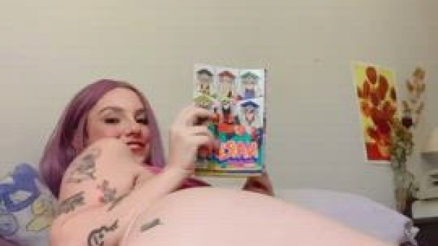 [F] ok you can put it on me but don't get in the way of my manga reading