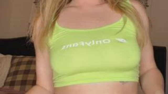 Naughty blonde