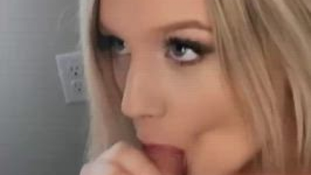I look so cute with cum in my mouth