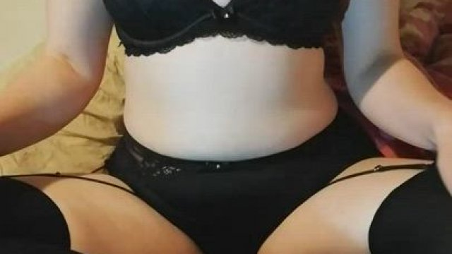 Boob Play in Lingerie