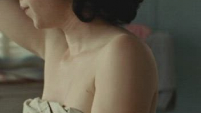 Zoe Kazan having a happy accident in 
