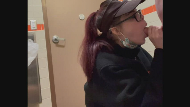 Sunday's are for sucking customers dick on the clock