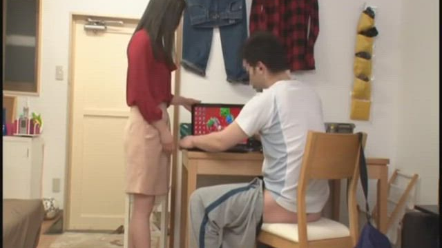 Fucking Japanese Girl And Her Sexy Stepmom Voyeur