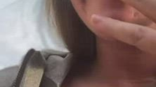Cute MILF neglects her sons football practice to watch me beat my young meat on 