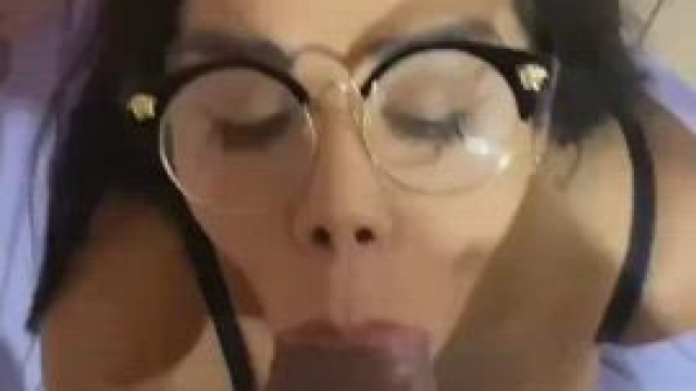 Insanely thick BBC blowjob