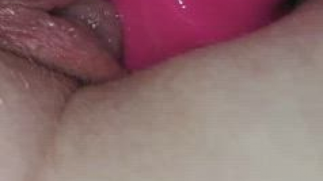Watch her gush..
