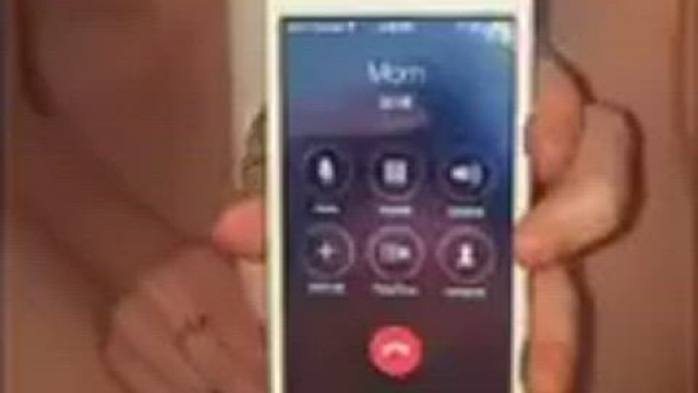 Hitachi while talking to mom (sorry for bad quality)