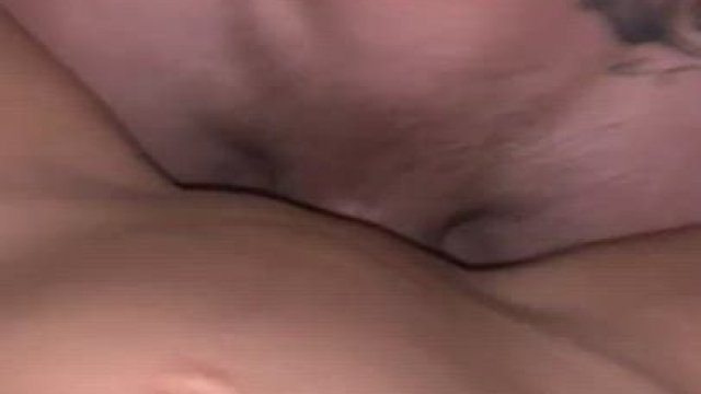 In her stomach