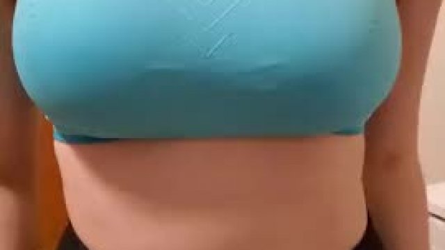 Titsdrop and caress