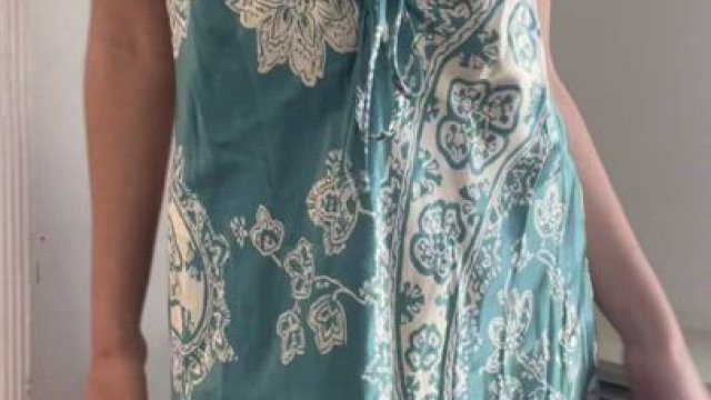 Should we fuck with the summer dress on or off?