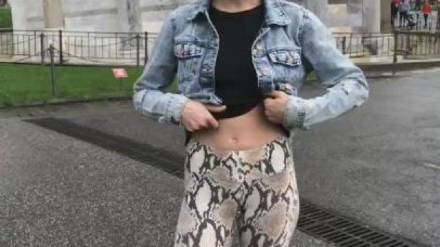 throwback flash leaning tower of titties