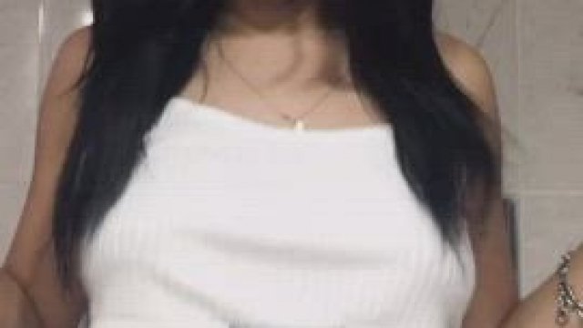 Brunette and busty 