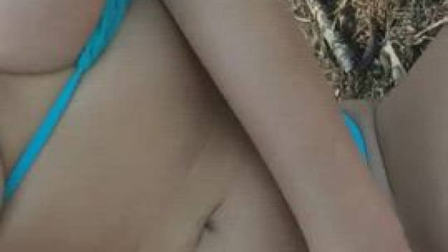 Frisky on the beach