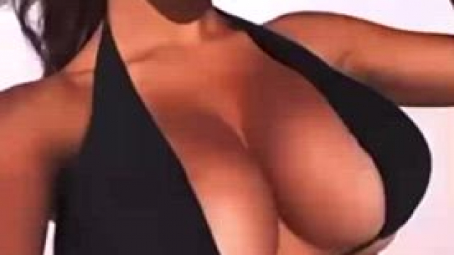 busty at the beach
