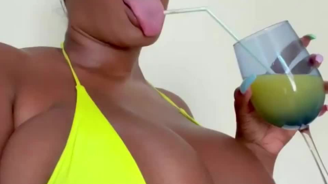 Black chick with insane knockers