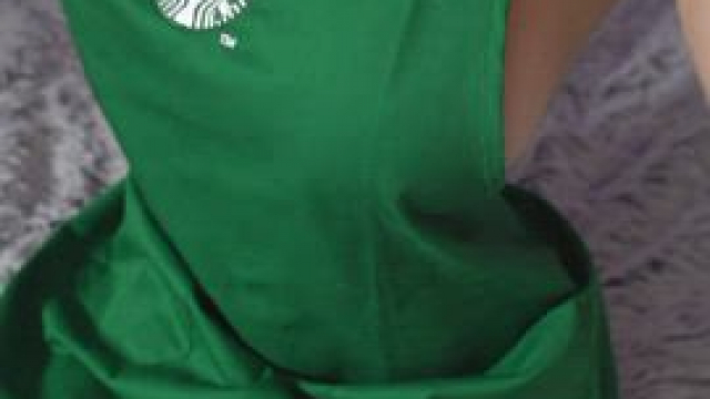 Cute barista wants to show you her titties ;)