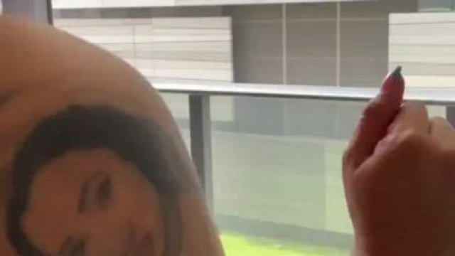Thick ass balcony