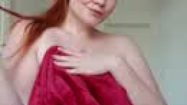 Watch out! There are huge teen boobs under the blanket