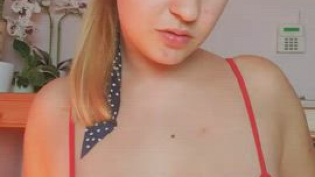 Well, then, as your fuckdoll I want to inform you that my already big boobs have