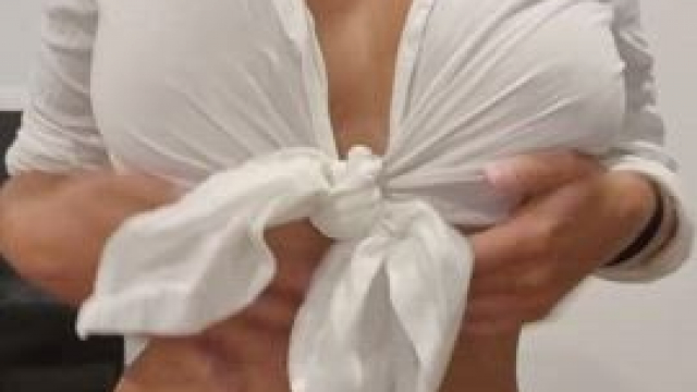 My tits are the perfect place to cum don't you think?