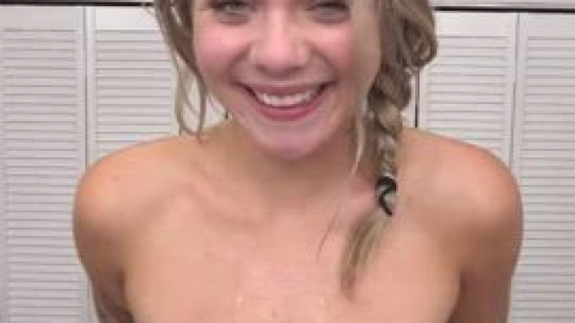 Smiling & Cum covered