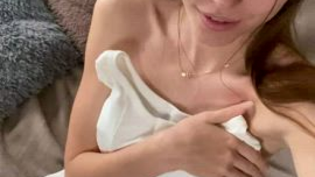 Smile back at me if you're glad to see my boobs