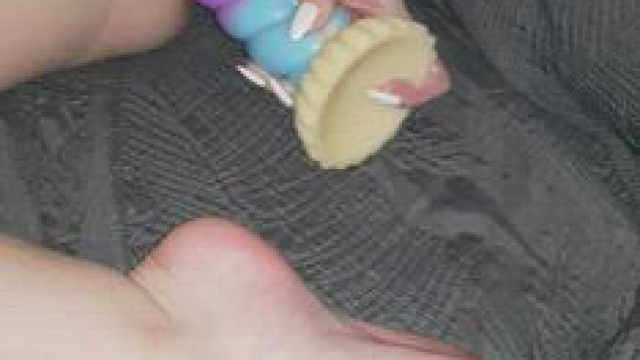 Look at how easy it goes in now, cant wait to get fucked hard
