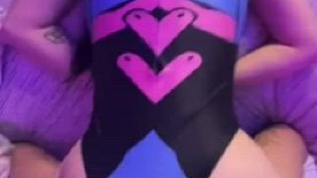 Asian in overwatch cosplay fucked from the back by white cock