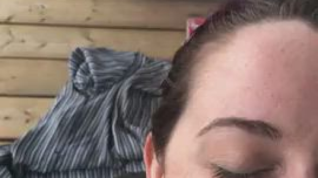Amateur takes a big facial