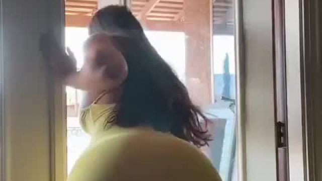 It was all yellow