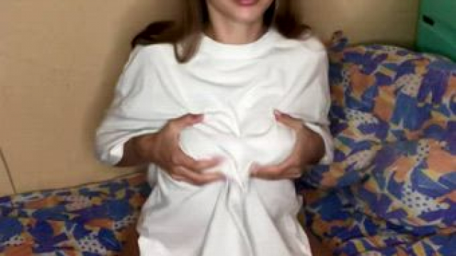 My boobies don't seem that big but wait till I take off my shirt...
