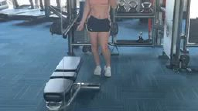 Flashing at the gym