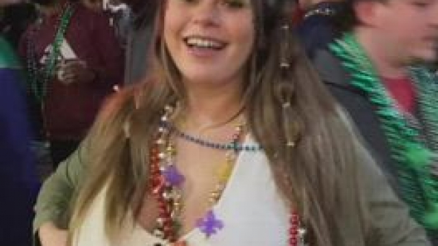 Earning my beads at Mardi Gras