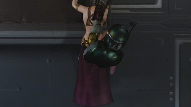 Boba Fett and Slave Leia (Pornunga34)