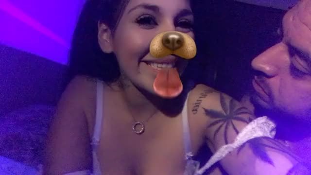 She gets excited before giving a blowjob