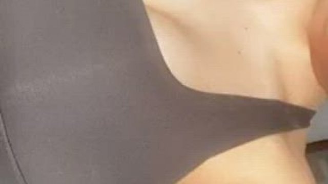Popping Out Of My Sports Bra...