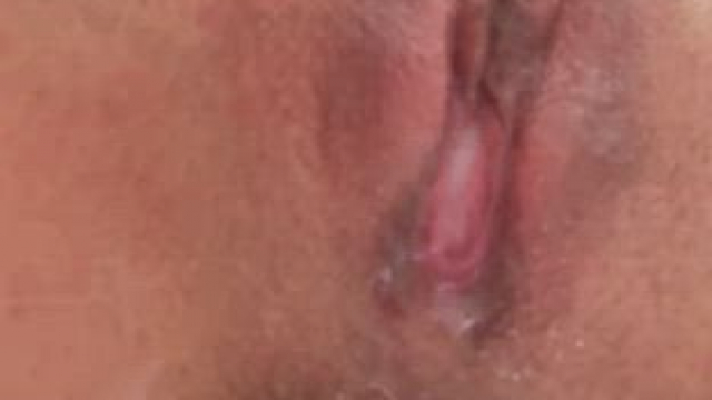 My pussy is full today