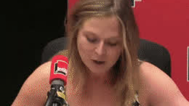 Constance Pittard Topless on France Inter