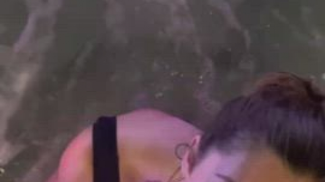 You ever got a blowjob in a hot tub?