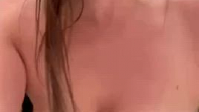 He liked the way my tits bounce