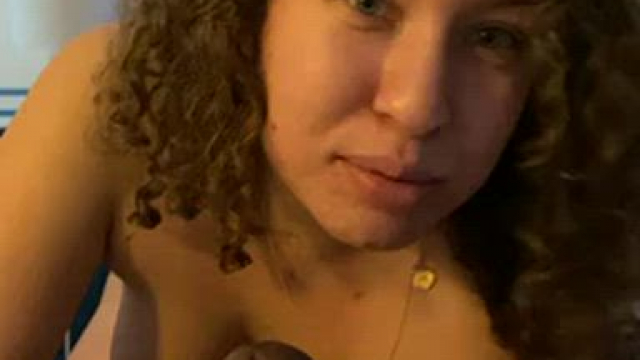 Talking about all the guys she fucked as she sucks dick