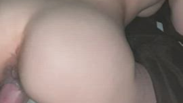 Sexy hot wife gets her pussy spread in doggy with this big fat cock!!
