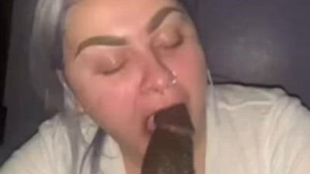Opening wide for Huge Cock [OC]