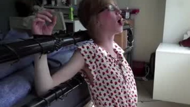 Nerdy Teen Bound For Free Use